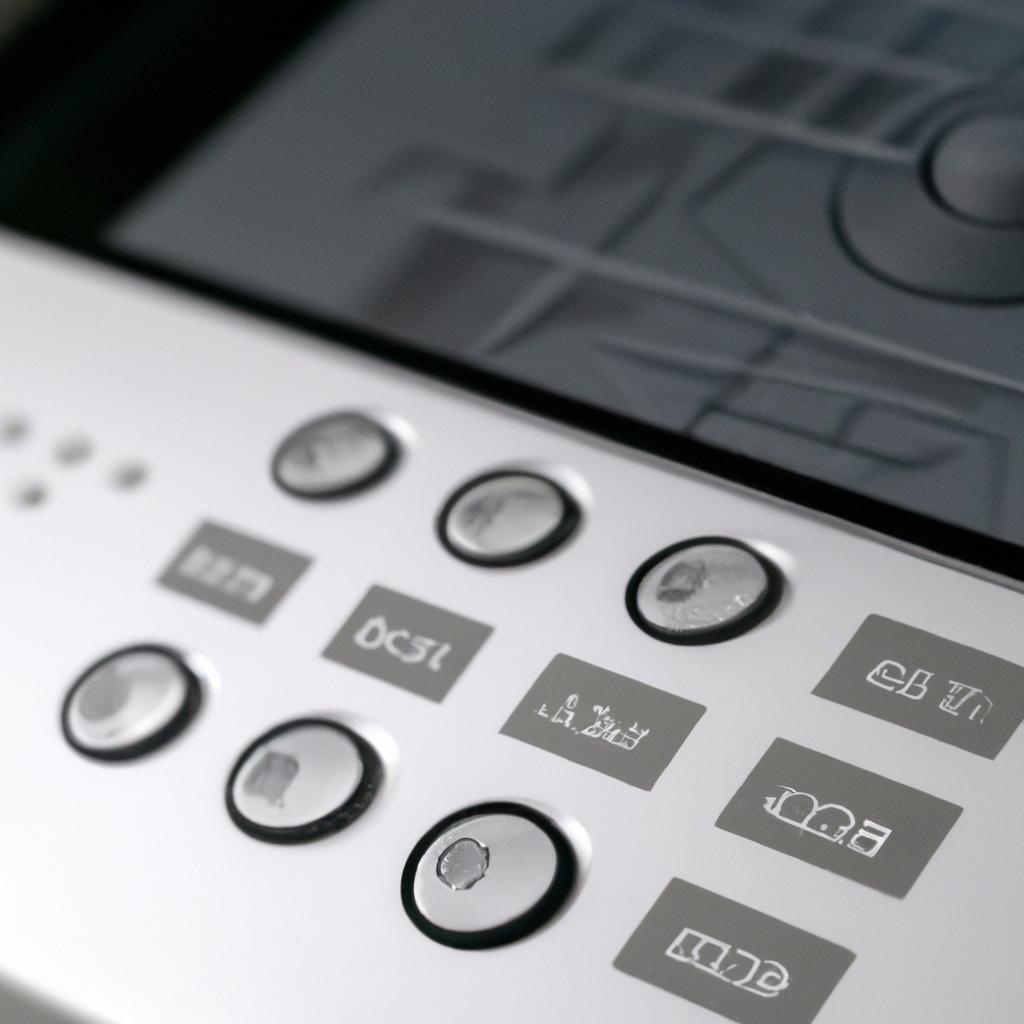 The control panel of a wireless home security alarm system, allowing homeowners to easily monitor and control their home's security.
